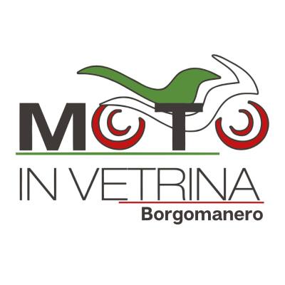 logo moto in vetrina
